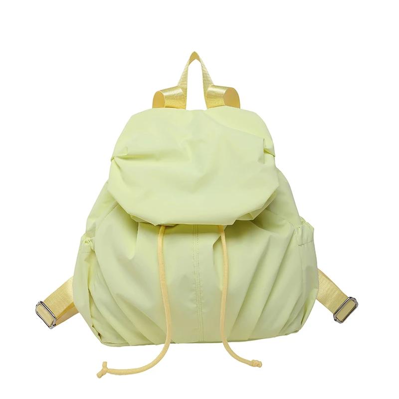 Solid Trend Versatile Light Large Capacity Backpack Niche Design Ccise Drawstring Commute College Student School Bags жовтий
Solid Trend Versatile Light Large Capacity Backpack Niche Design Ccise Drawstring Commute College Student School Bags жовтий