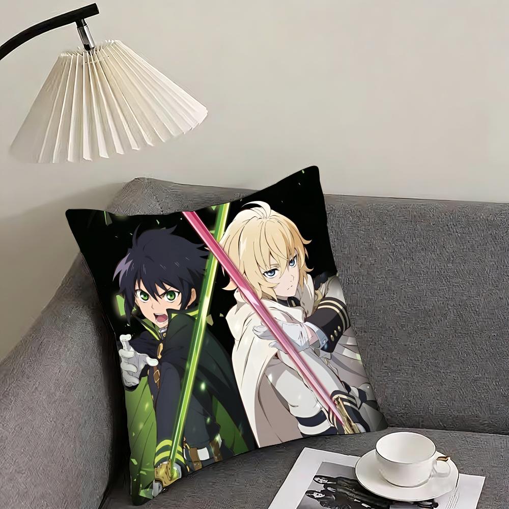 Seraph of the End Cushion Cover Reversible Plush Pillow Cover – For car, sofa, bedroom, perfect as a gift. 12x12Inch
Seraph of the End Cushion Cover Reversible Plush Pillow Cover – For car, sofa, bedroom, perfect as a gift. 12x12Inch