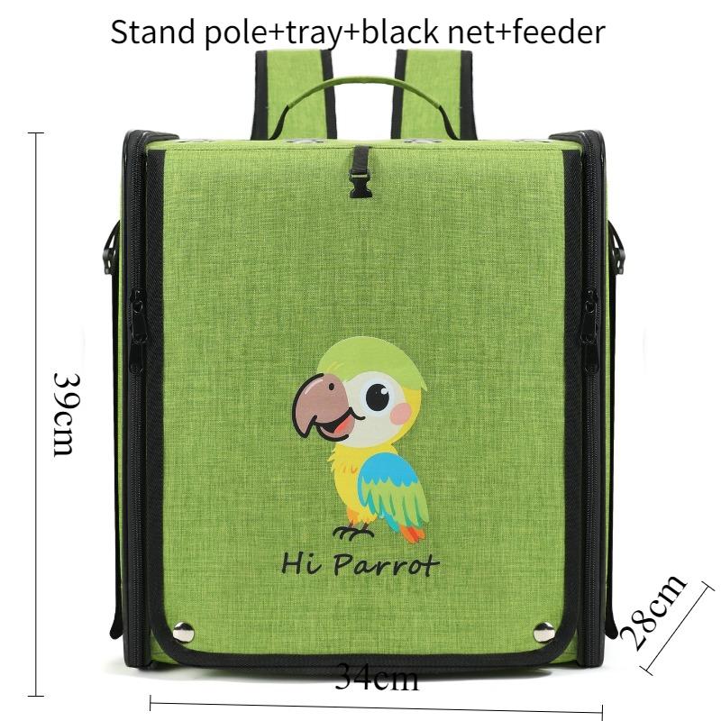 Portable Bird Cage Parrot Backpack Large Capacity Foldable Dove Parrot Handbag Outdoor Small Bird Carriers Pet Carrying Supplies зелений
Portable Bird Cage Parrot Backpack Large Capacity Foldable Dove Parrot Handbag Outdoor Small Bird Carriers Pet Carrying Supplies зелений