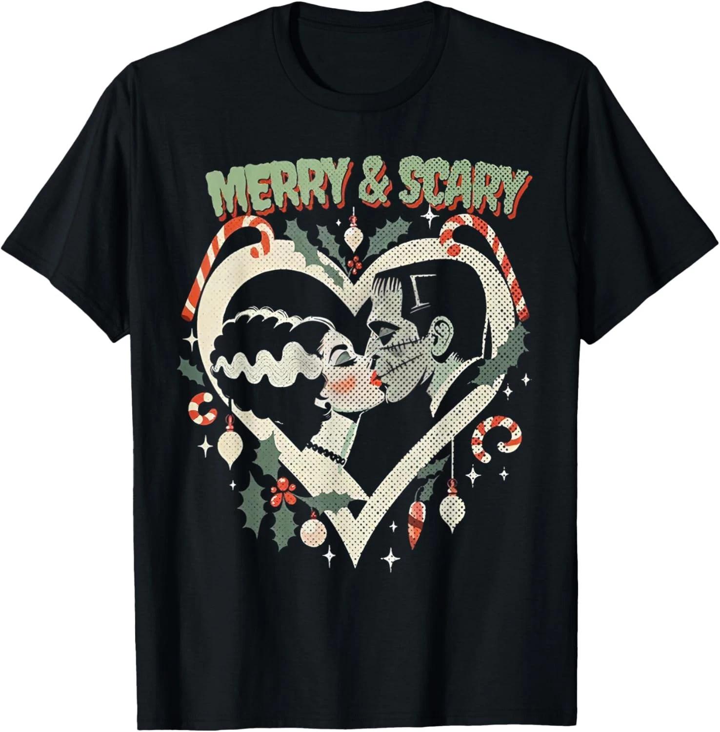 Merry _ Scary Frankie _ Liz Christmas T-Shirt 3XL
Merry _ Scary Frankie _ Liz Christmas T-Shirt 3XL