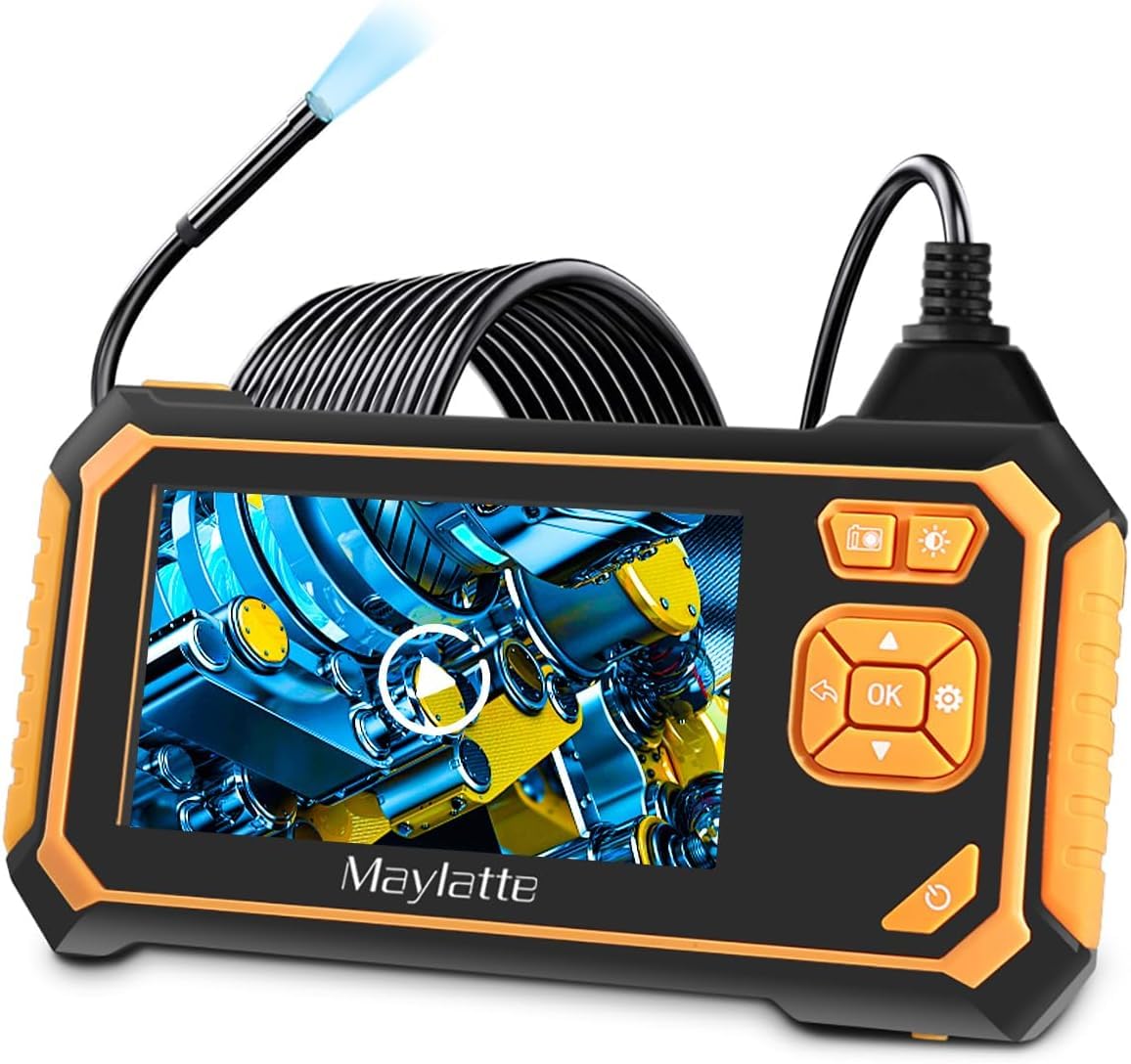 Maylatte Fiberscope Ultra Fine Lens Цифровая эндоскопическая камера IP67 Водонепроницаемая инспекционная камера Бороскоп Промышленная инспекционная камера 6 Регулируемых светодиодов 
Maylatte Fiberscope Ultra Fine Lens Цифровая эндоскопическая камера IP67 Водонепроницаемая инспекционная камера Бороскоп Промышленная инспекционная камера 6 Регулируемых светодиодов