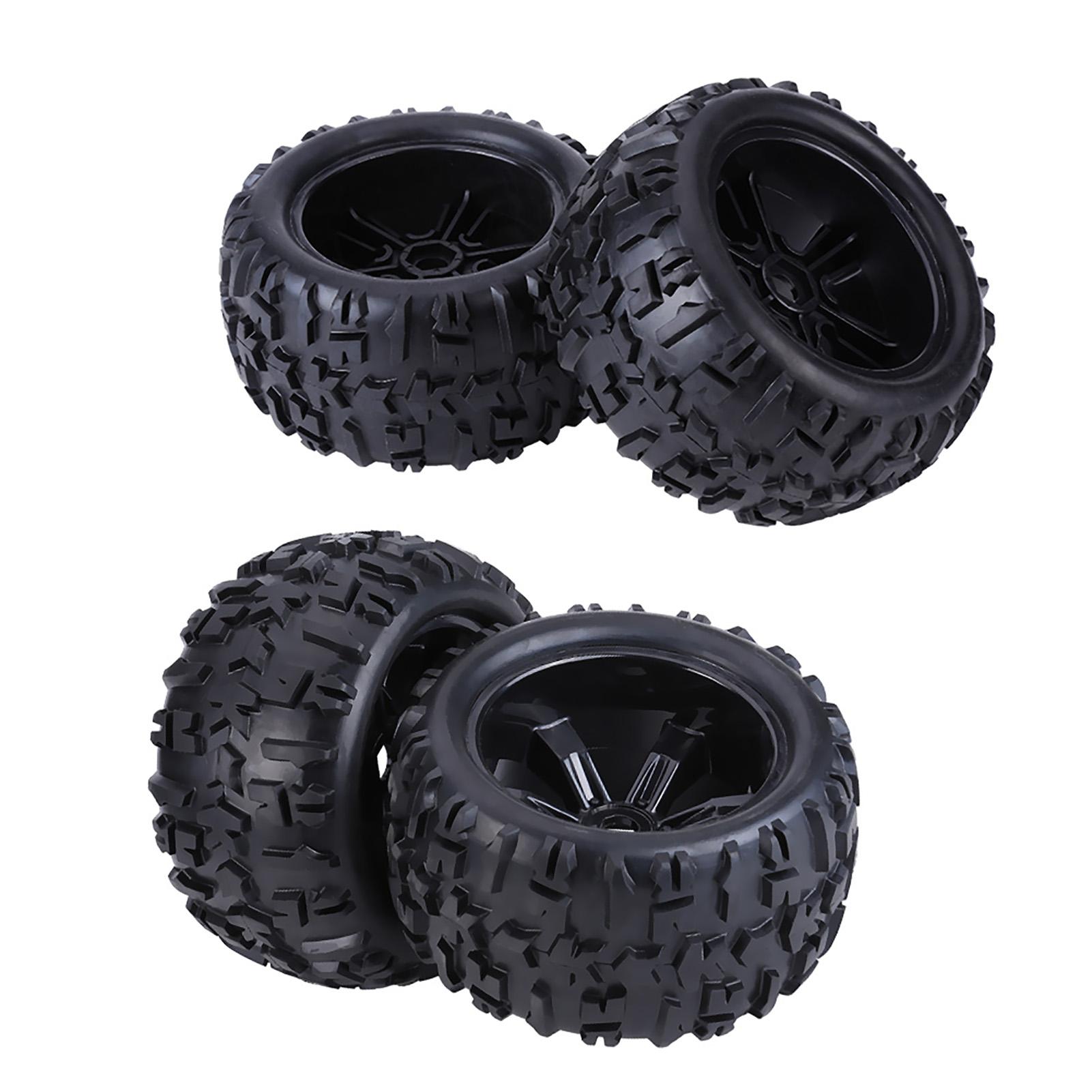 4pcsset Rubber Tyre Tires & Plastic Hubs Wheel Rims Accessories for 18 RC Truck Car
4pcsset Rubber Tyre Tires & Plastic Hubs Wheel Rims Accessories for 18 RC Truck Car