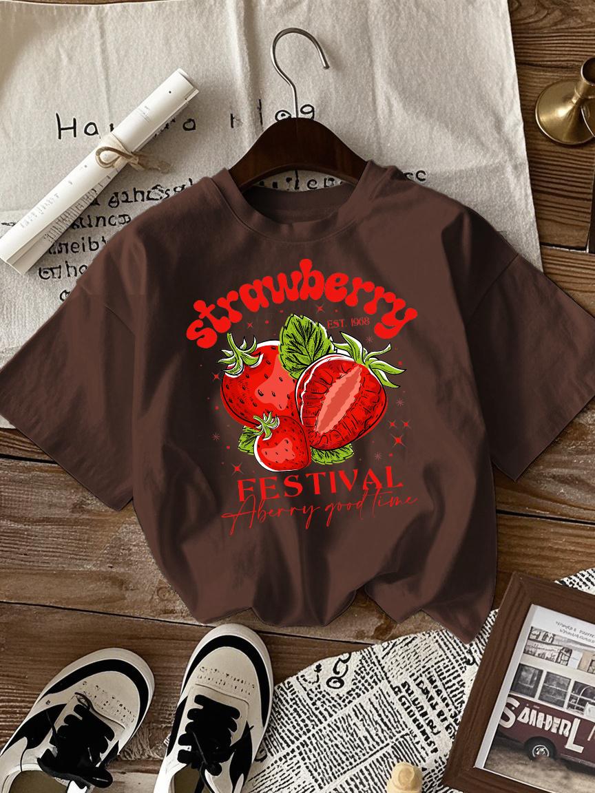 Клубничный фестиваль Ягодное веселье Принт Женские футболки Хип-хоп Летняя футболка Повседневная Одежда оверсайз На все случаи жизни Хлопковый топ L
Клубничный фестиваль Ягодное веселье Принт Женские футболки Хип-хоп Летняя футболка Повседневная Одежда оверсайз На все случаи жизни Хлопковый топ L