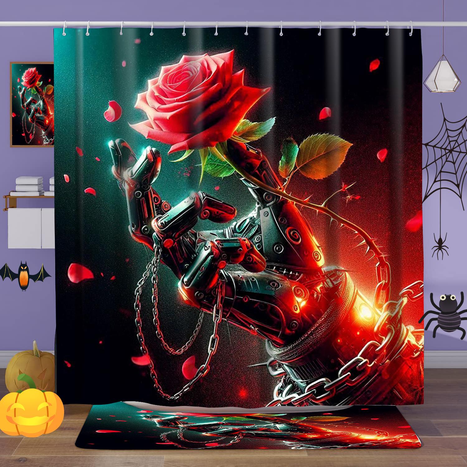 Halloween Bat Print Bathing Curtain Bathroom Shower Curtain With 12 Hooks Bathroom Home Decor And Accessories 180x180cm curtain червоний
Halloween Bat Print Bathing Curtain Bathroom Shower Curtain With 12 Hooks Bathroom Home Decor And Accessories 180x180cm curtain червоний