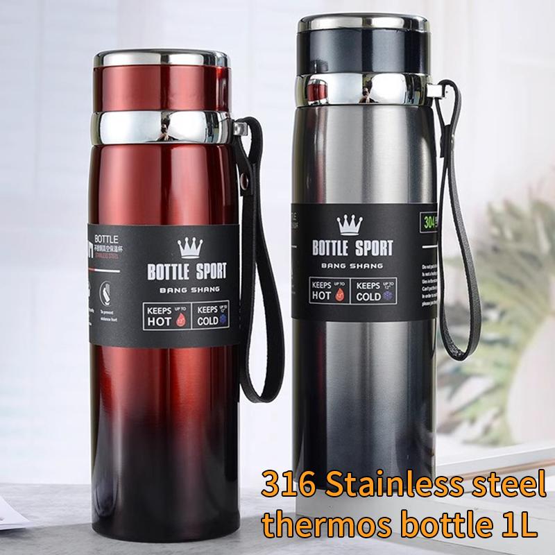 1L Thermal thermos Water Bottle Cold And Coffee Thermal Thermos Vacuum Flasks Bottle Stainless Steel Thermos Bottle Gifts 1000ML
1L Thermal thermos Water Bottle Cold And Coffee Thermal Thermos Vacuum Flasks Bottle Stainless Steel Thermos Bottle Gifts 1000ML