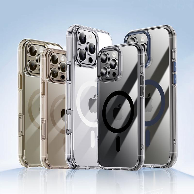 Transparent Magnetic Protective Case for iPhone 16 Pro Max - Anti-Fall Metal Airbag Design iPhone 16
Transparent Magnetic Protective Case for iPhone 16 Pro Max - Anti-Fall Metal Airbag Design iPhone 16