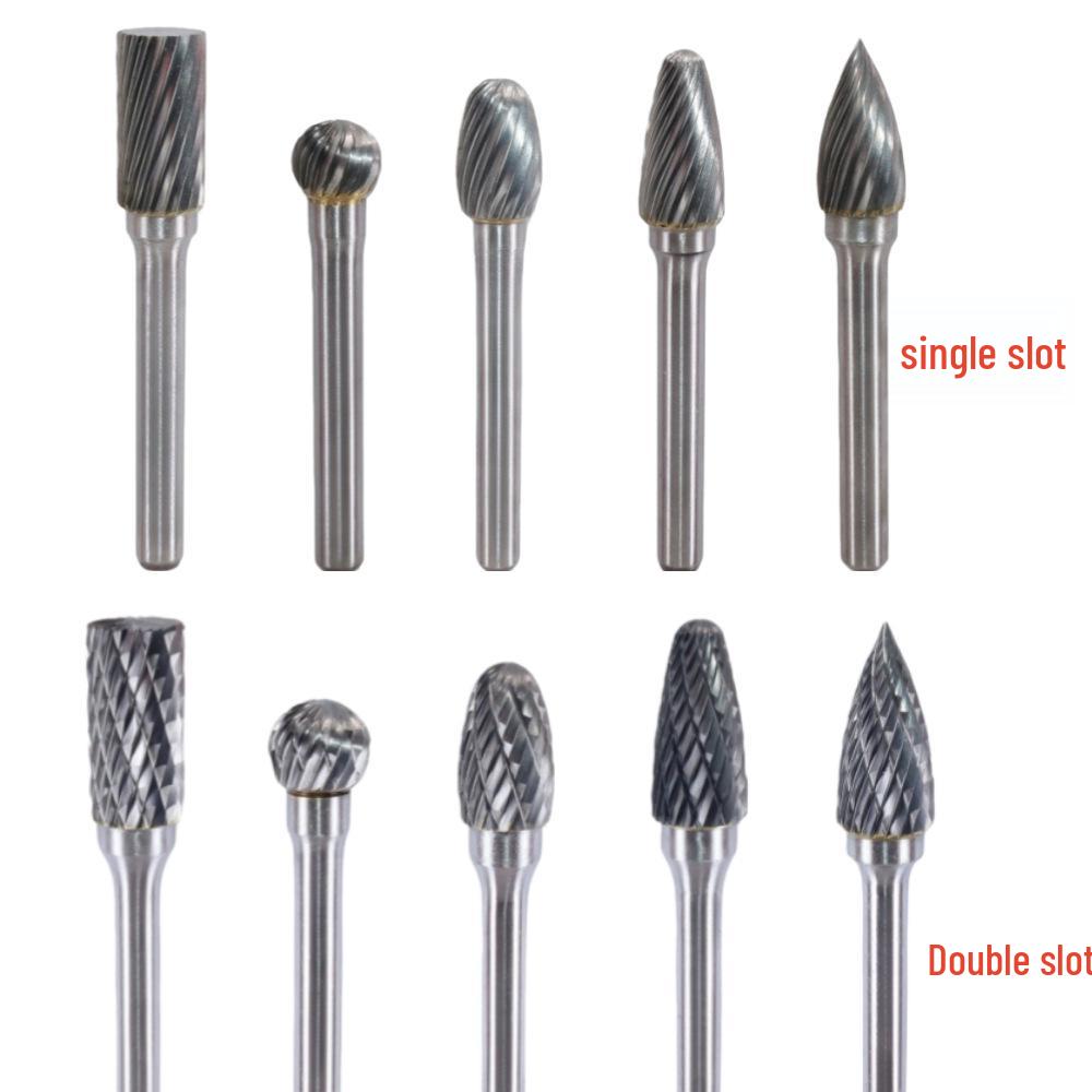 5-Piece Tungsten Steel Carbide Rotary File Set for Woodworking and Metal Polishing ADEFG6X8 single groove set
5-Piece Tungsten Steel Carbide Rotary File Set for Woodworking and Metal Polishing ADEFG6X8 single groove set