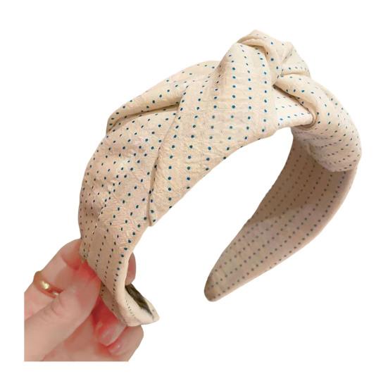 Women Headband Dot Print Knotted Design Wide Brim Sponge Padding Hair Hoop Leisure Casual Hair Accessory білий
Women Headband Dot Print Knotted Design Wide Brim Sponge Padding Hair Hoop Leisure Casual Hair Accessory білий
