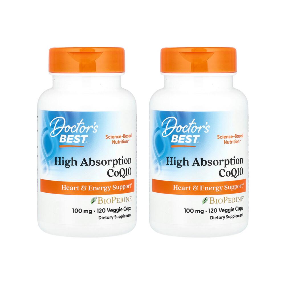 Doctor s Best High Absorption CoQ10 with BioPerine 100mg Veggie Capsules, 120 Count (2-Pack) 120 pcs - 2 ea
Doctor s Best High Absorption CoQ10 with BioPerine 100mg Veggie Capsules, 120 Count (2-Pack) 120 pcs - 2 ea