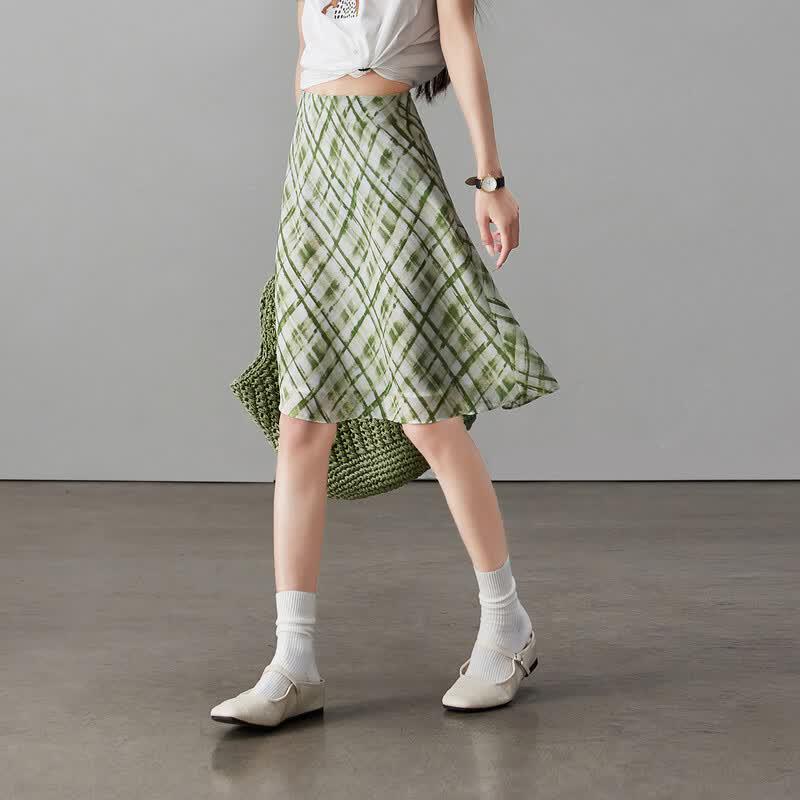 SOFSIL Women s Plaid Print High-Waist A-Line Skirt 2XL
SOFSIL Women s Plaid Print High-Waist A-Line Skirt 2XL