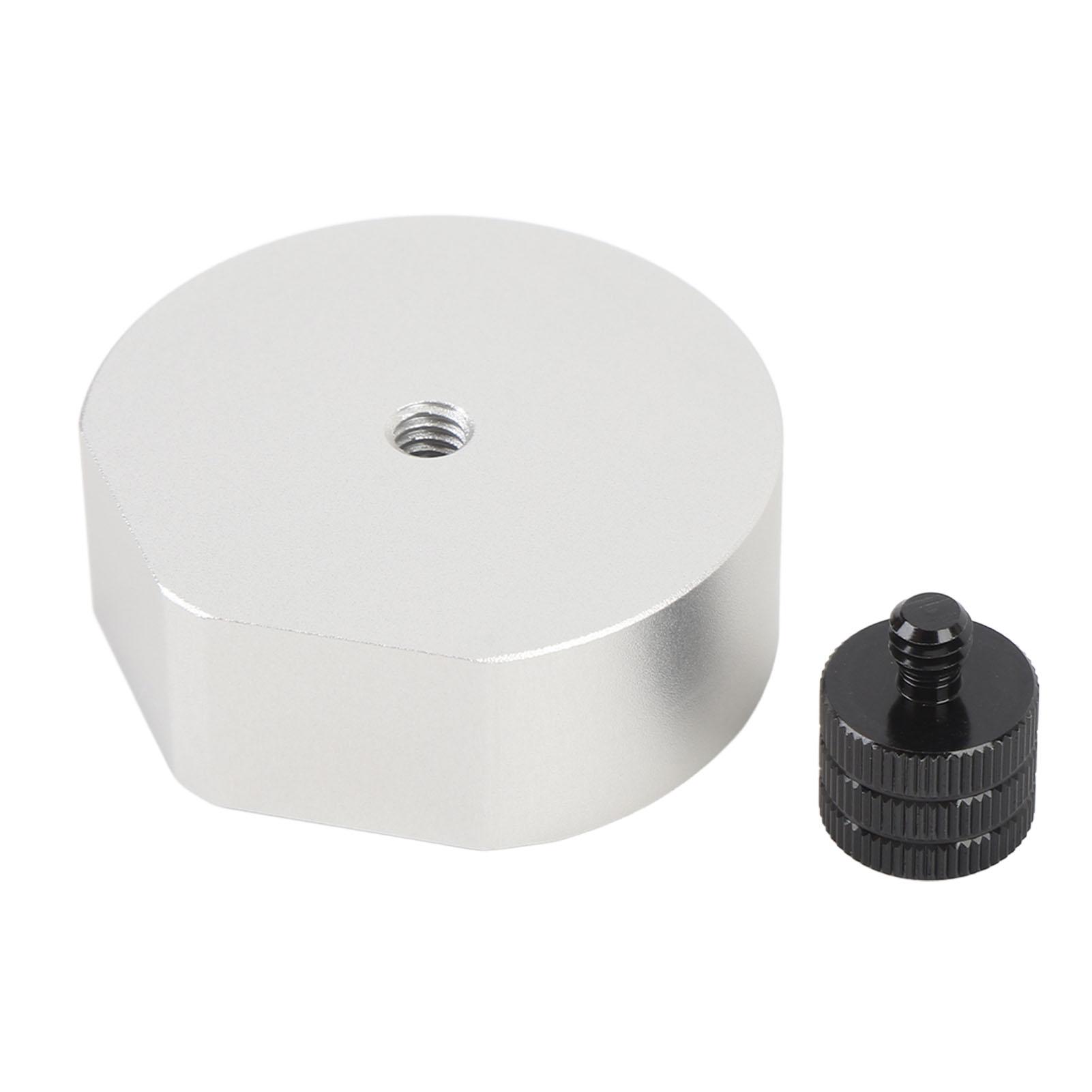 Tripod Adapter for Mini 1/4in-20 3/8in-16 Threaded Aluminum Alloy Dish Tripod Mount Adapter
Tripod Adapter for Mini 1/4in-20 3/8in-16 Threaded Aluminum Alloy Dish Tripod Mount Adapter