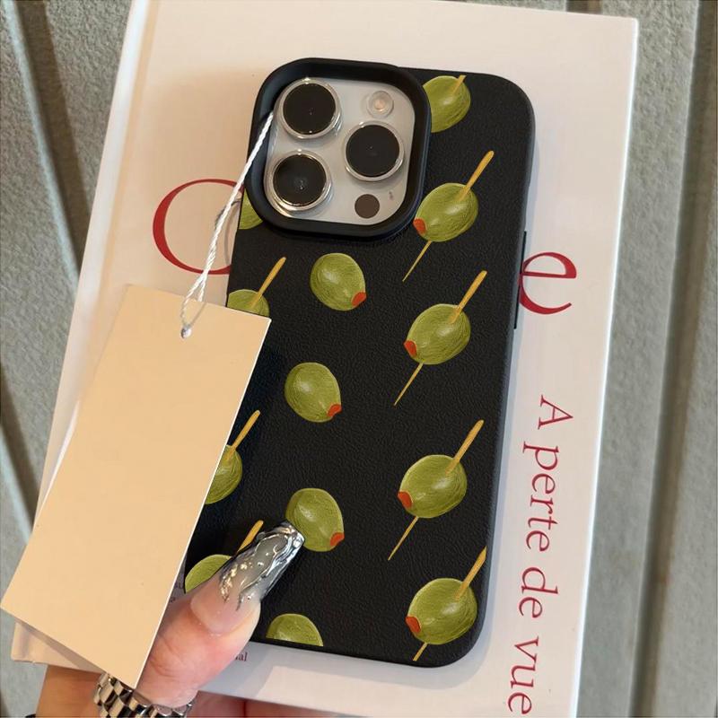 Creative Olive Pattern Phone Case For iPhone 17 16 15 14 13 12 11 Pro Max XR XS X Max 16 Plus Soft Silicone Back Cover iPhone X
Creative Olive Pattern Phone Case For iPhone 17 16 15 14 13 12 11 Pro Max XR XS X Max 16 Plus Soft Silicone Back Cover iPhone X