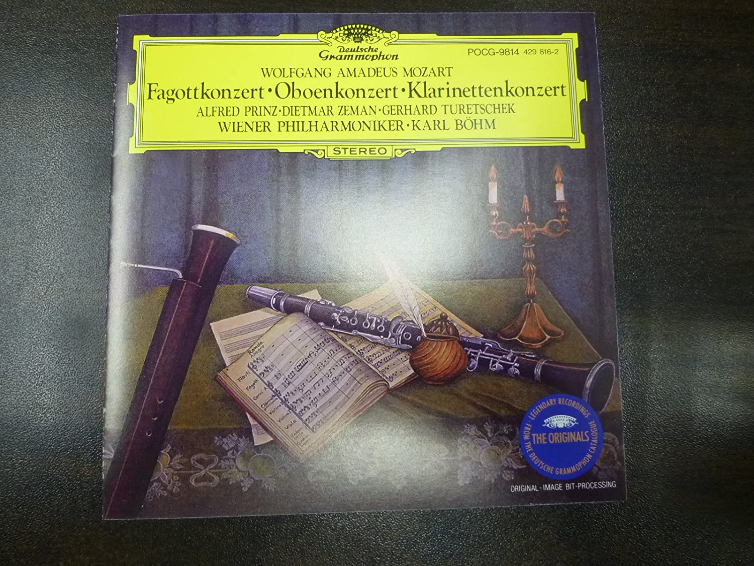CD TSEMANN (DEETMAR), MOZART, BÖHM (KA - Mozart: Bassoon Concerto POCG9814 Japan Classical Used
CD TSEMANN (DEETMAR), MOZART, BÖHM (KA - Mozart: Bassoon Concerto POCG9814 Japan Classical Used