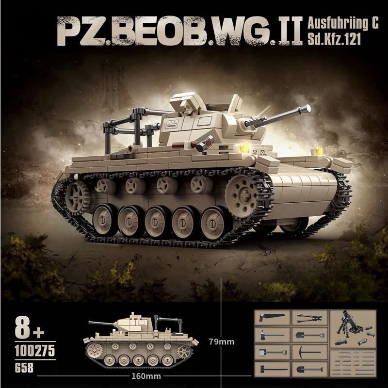 World War II Military Weapons PZ.BEOB.WG.II Artillery observation Tank Model Building Blocks Bricks WW2 Kids Toy Gifts 568PCS M
World War II Military Weapons PZ.BEOB.WG.II Artillery observation Tank Model Building Blocks Bricks WW2 Kids Toy Gifts 568PCS M
