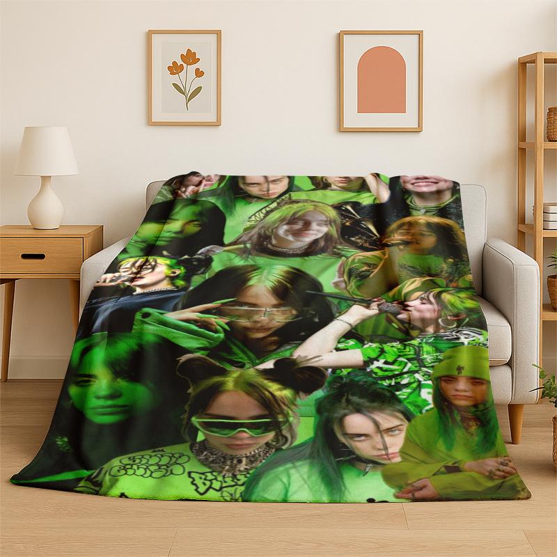 3D Billie Eilish Singer Star Flannel Blanket Soft Warm Throw Blanket for Bedroom Living Room Bed Travel Picnic Gift Kid 75x90cm
3D Billie Eilish Singer Star Flannel Blanket Soft Warm Throw Blanket for Bedroom Living Room Bed Travel Picnic Gift Kid 75x90cm