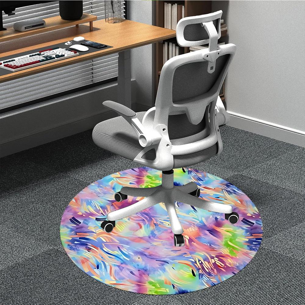 1pc Colorful Design Carpet, Round Non Slip Durable Large Size Office Carpet, Suitable for Office 80cm
1pc Colorful Design Carpet, Round Non Slip Durable Large Size Office Carpet, Suitable for Office 80cm