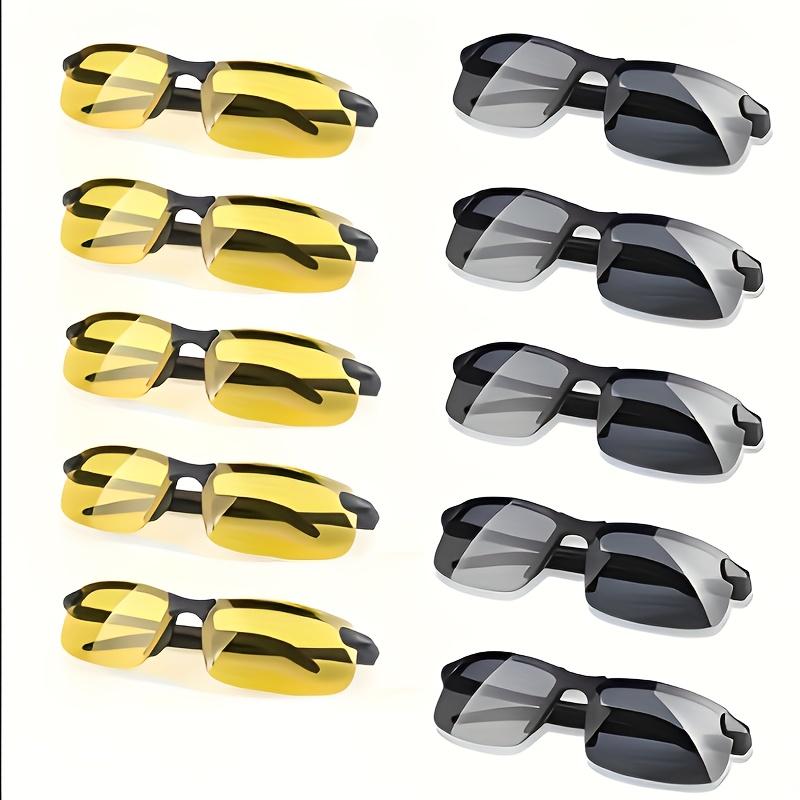 10pcs Night Vision Yellow Lens Anti-Glare Goggle Night Driving Sunglasses Eyewear UV400
10pcs Night Vision Yellow Lens Anti-Glare Goggle Night Driving Sunglasses Eyewear UV400