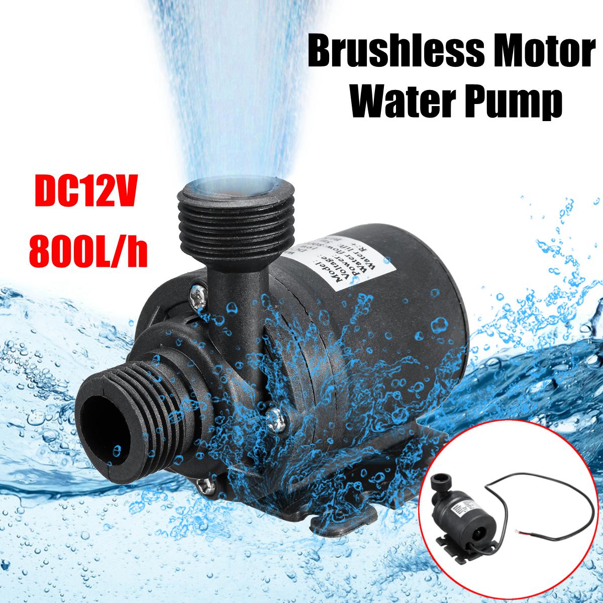 DC 12V 5M 800L / H Портативный мини бесщеточный двигатель Ультра-тихий погружной водяной насос для системы охлаждения Фонтаны Нагреватель
DC 12V 5M 800L / H Портативный мини бесщеточный двигатель Ультра-тихий погружной водяной насос для системы охлаждения Фонтаны Нагреватель