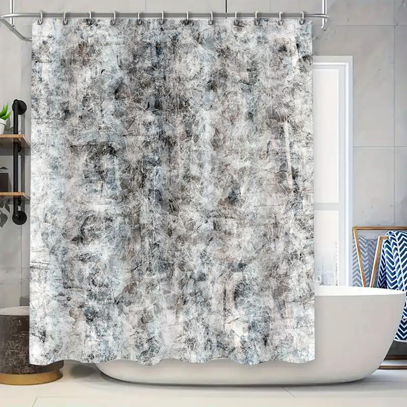 Luxury Textured Print Shower Curtain White Grey Abstract Design for Bathroom Decor 180x240cm Waterproof Fabric with Hook Rings S 90x180cm
Luxury Textured Print Shower Curtain White Grey Abstract Design for Bathroom Decor 180x240cm Waterproof Fabric with Hook Rings S 90x180cm