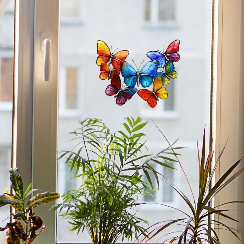 Fun-JD080 Colorful Painted Butterfly Glass Window Beautification and Decoration Electrostatic Uv Window Stickers Without Adhesive
Fun-JD080 Colorful Painted Butterfly Glass Window Beautification and Decoration Electrostatic Uv Window Stickers Without Adhesive