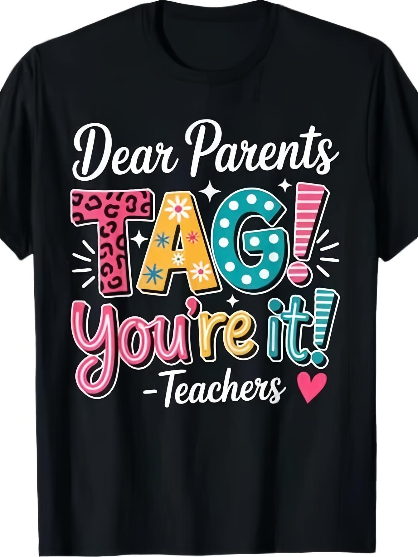 Dear Parents Tag Your It Shirt Teachers Last Day Of School T ShirtSame Style for Men and Womensummer Short-sleeved Printed T-shirt Pure 5XL різнокольоровий
Dear Parents Tag Your It Shirt Teachers Last Day Of School T ShirtSame Style for Men and Womensummer Short-sleeved Printed T-shirt Pure 5XL різнокольоровий