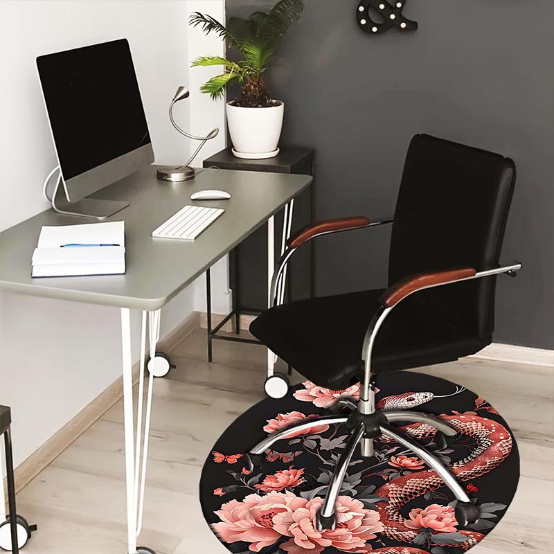 1PC Snake Flowers Non-Slip Floor Round carpet, Office, family, bedroom, Large Area Rug Indoor Rugs, Durable Polyester-L0334 80cm by 80cm
1PC Snake Flowers Non-Slip Floor Round carpet, Office, family, bedroom, Large Area Rug Indoor Rugs, Durable Polyester-L0334 80cm by 80cm