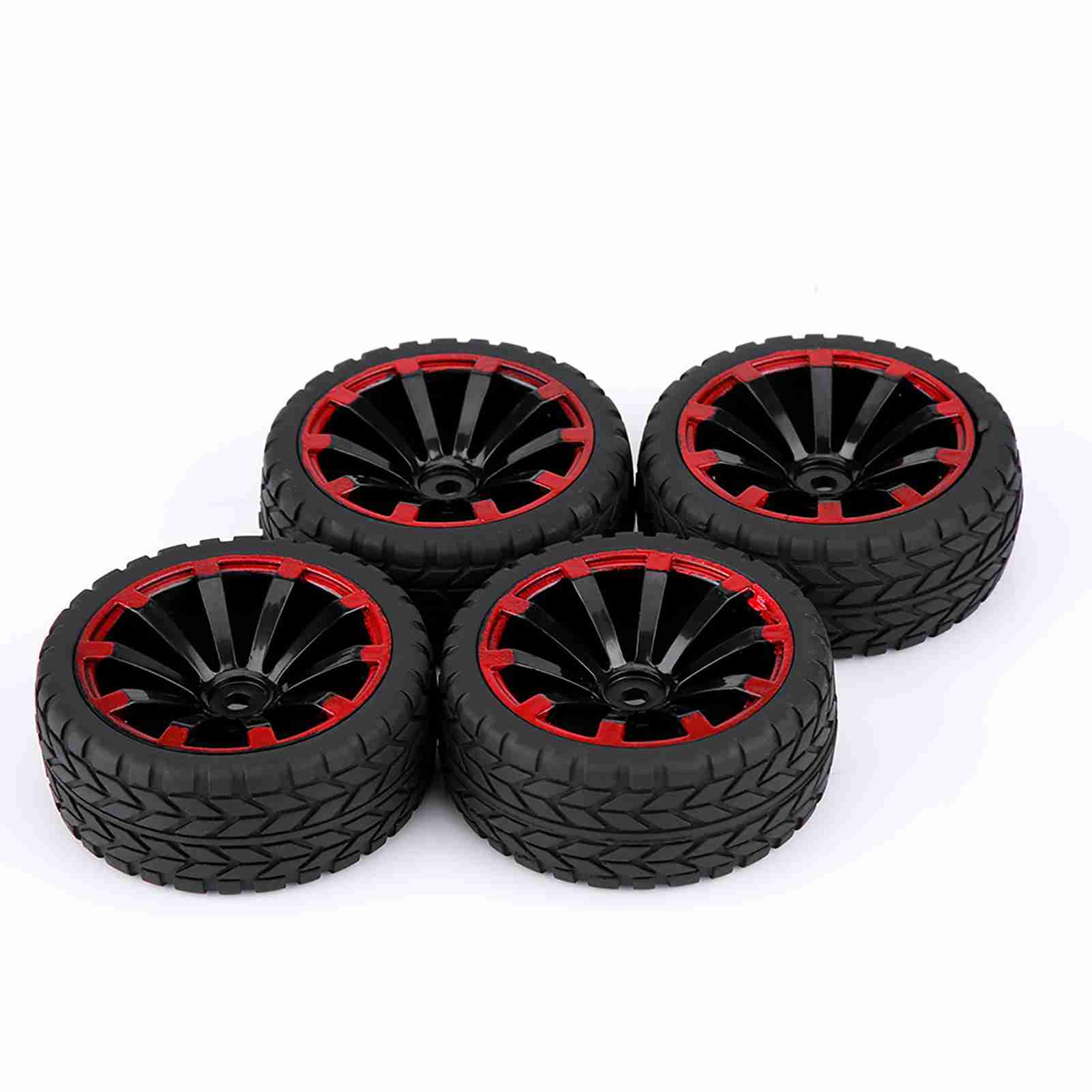 4pcs Set Tires Rubber Tire Racing Позашляховик Обід колеса для RC 1:10 Частина автомобіля (6 отворів)
4pcs Set Tires Rubber Tire Racing Позашляховик Обід колеса для RC 1:10 Частина автомобіля (6 отворів)