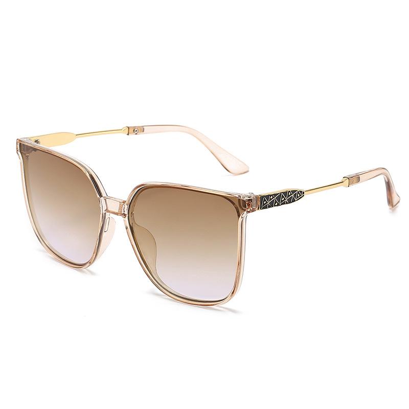 Fashion Oversized Transparent Tea Square Sunglasses, Metal Thin Frame & Versatile For Street Style Sun Protection 1023 коричневий
Fashion Oversized Transparent Tea Square Sunglasses, Metal Thin Frame & Versatile For Street Style Sun Protection 1023 коричневий