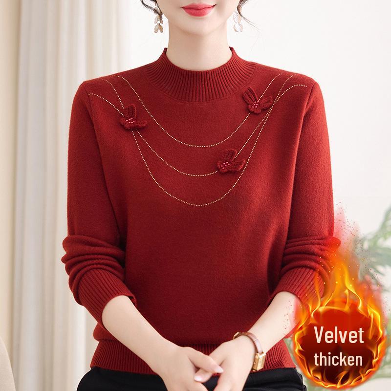 New Women s Winter Knitwear: Stylish High-Neck Wool Sweater for Middle-Aged and Elderly Moms. 5XL (140-155 lbs)
New Women s Winter Knitwear: Stylish High-Neck Wool Sweater for Middle-Aged and Elderly Moms. 5XL (140-155 lbs)
