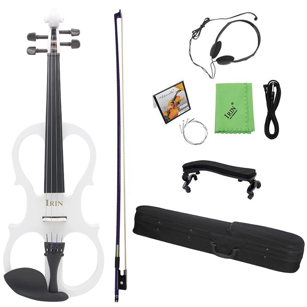 IRIN 4/4 Electric Silent Violin Smart Electric Violin Professional Stringed Instrument with Shoulder Rest Headphones Accessories
IRIN 4/4 Electric Silent Violin Smart Electric Violin Professional Stringed Instrument with Shoulder Rest Headphones Accessories