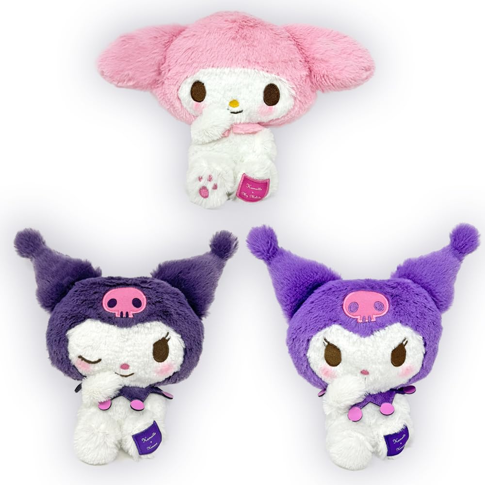 My Melody & Kuromi Plush Toy Official Merchandise Approx. W22 x H16cm (Set of 3)
My Melody & Kuromi Plush Toy Official Merchandise Approx. W22 x H16cm (Set of 3)