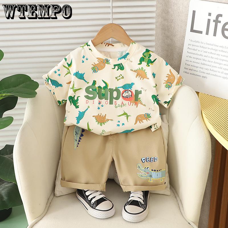 Children s Set Summer Children s Clothing Cartoon Full Printed Dinosaur Short Sleeved Baby T-shirt Boys Summer Set 80
Children s Set Summer Children s Clothing Cartoon Full Printed Dinosaur Short Sleeved Baby T-shirt Boys Summer Set 80