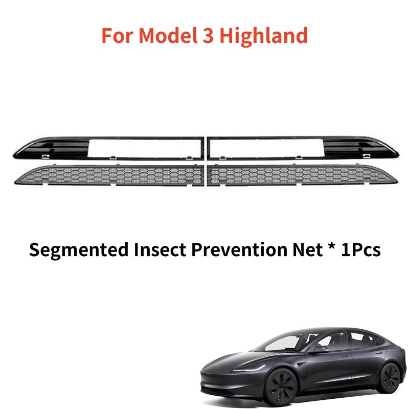 For Tesla Model Y Juniper 2025 Model 3 Highland 2025-2025 ABS Front Grill Guard Mesh Air Inlet Vent Cover Car Bumper Accessories
For Tesla Model Y Juniper 2025 Model 3 Highland 2025-2025 ABS Front Grill Guard Mesh Air Inlet Vent Cover Car Bumper Accessories
