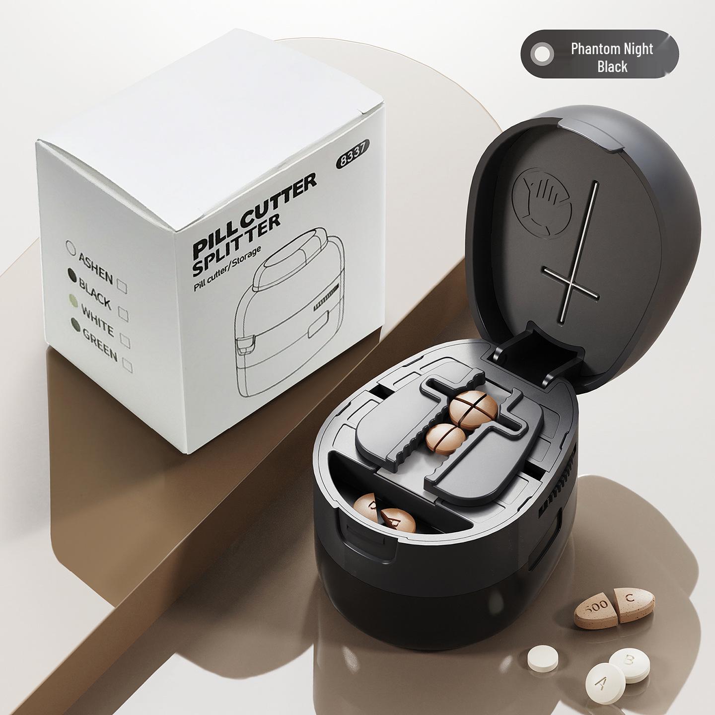 Portable Multi-functional Pill Cutter & Dispenser: 4-in-1 Medicine Storage and Splitter Tool
Portable Multi-functional Pill Cutter & Dispenser: 4-in-1 Medicine Storage and Splitter Tool