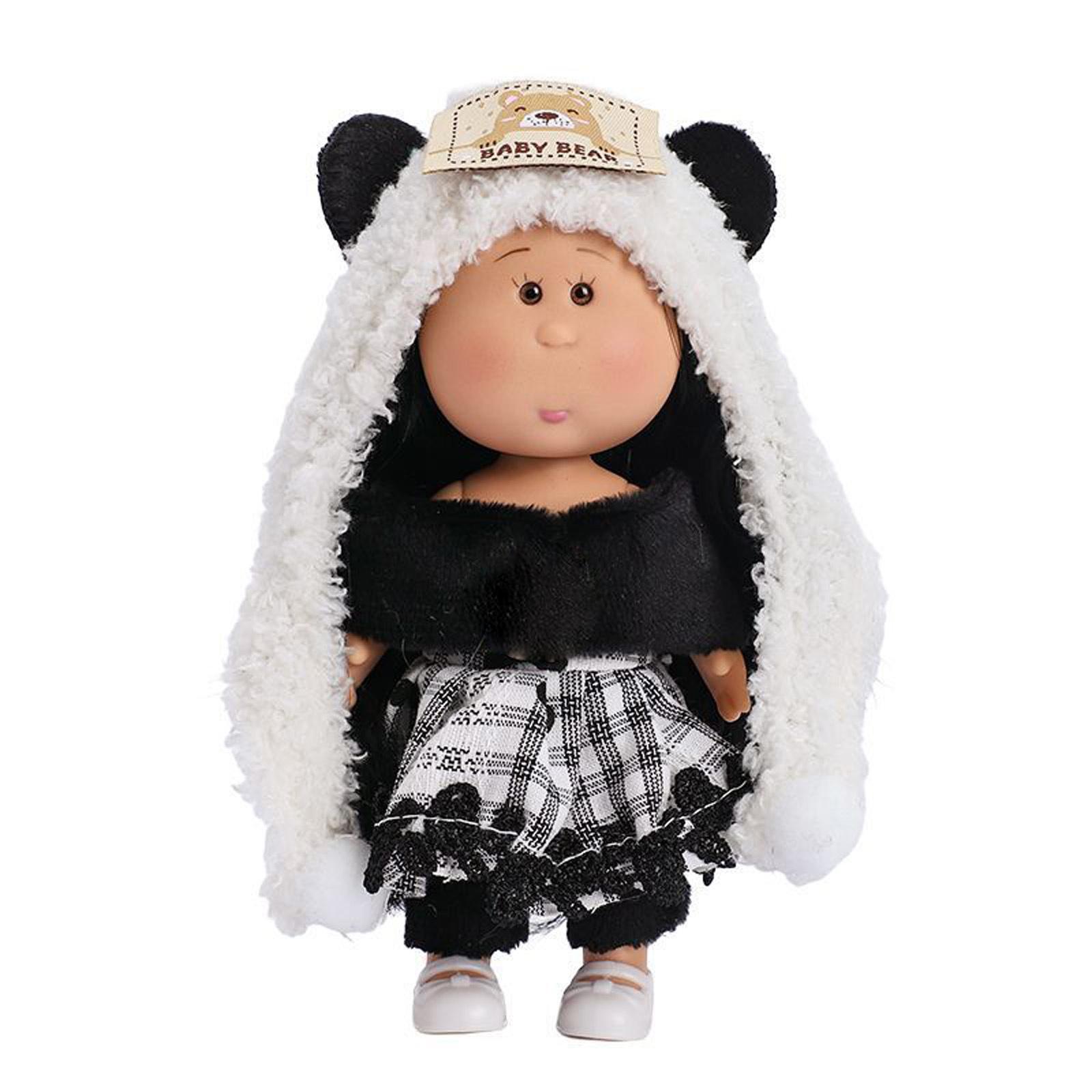 14cm Miniature Doll Soft Vinyl Head Fabric Body Poseable Small Doll with Removable Clothes and Accessories Suitable for Collecting Display One Size
14cm Miniature Doll Soft Vinyl Head Fabric Body Poseable Small Doll with Removable Clothes and Accessories Suitable for Collecting Display One Size