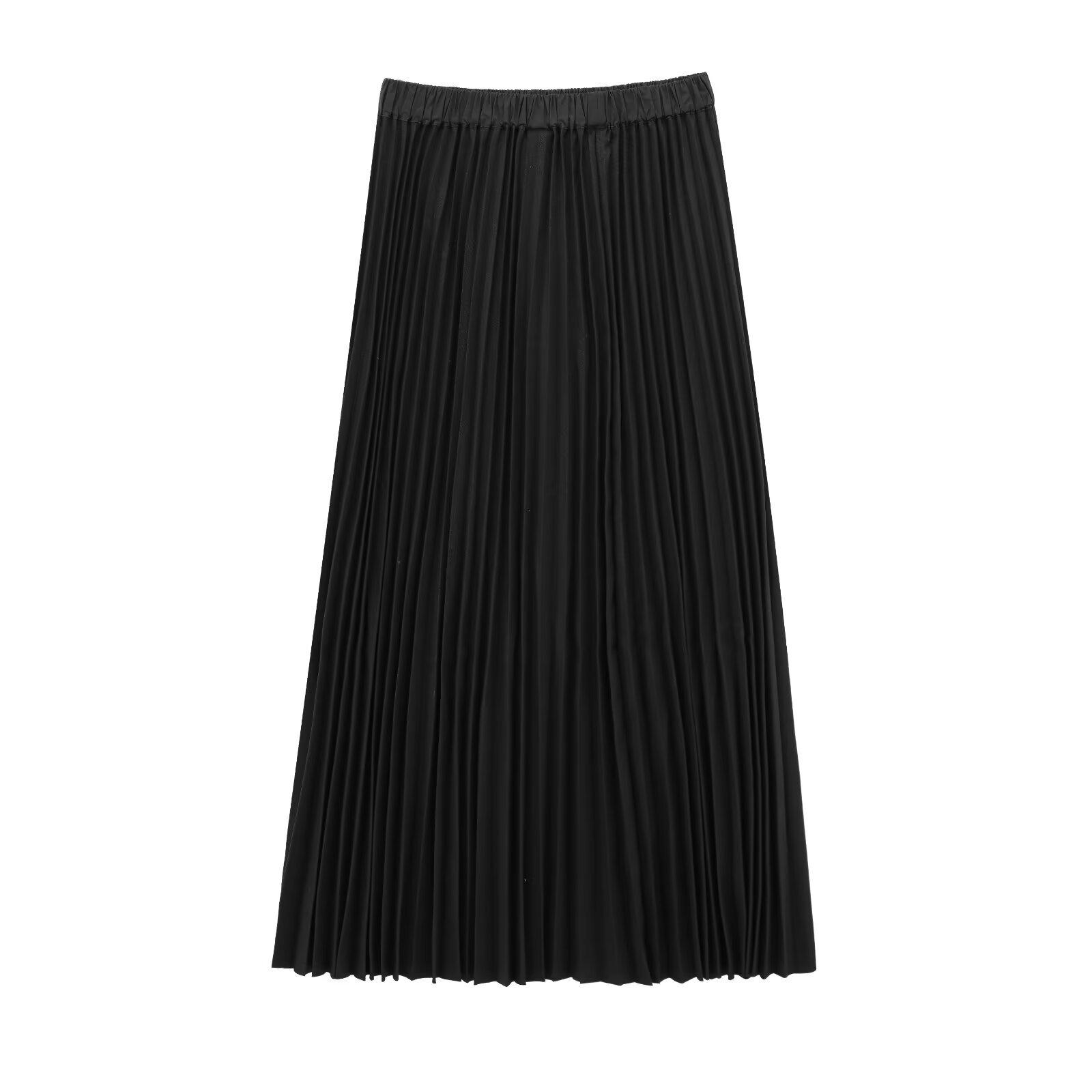 2024 Autumn French A-line High Waist Mid-Length Pleated Skirt - European & American Style S
2024 Autumn French A-line High Waist Mid-Length Pleated Skirt - European & American Style S