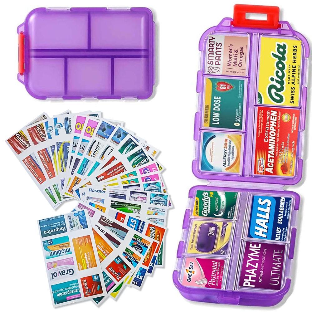 10 Grids Pill Organize Storage Container with 147 Labels Pill Case Health Medicine Organizer Travel Supply Mini Pill Box фиолетовый
10 Grids Pill Organize Storage Container with 147 Labels Pill Case Health Medicine Organizer Travel Supply Mini Pill Box фиолетовый