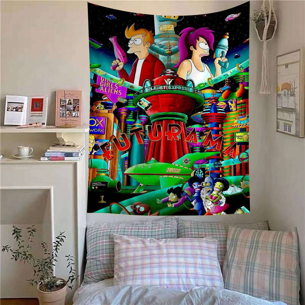 Cartoon FFuturamas Hippie Wall Hanging Tapestries Bohemian Wall Tapestries Mandala INS Home Decor 74x94cm(29x37in)
Cartoon FFuturamas Hippie Wall Hanging Tapestries Bohemian Wall Tapestries Mandala INS Home Decor 74x94cm(29x37in)