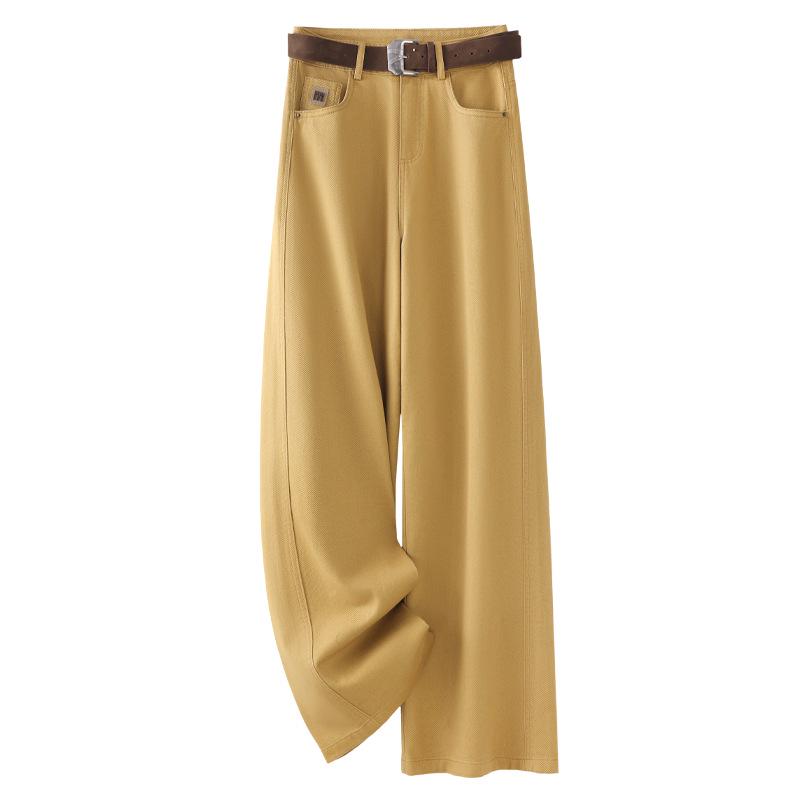 Yellow Women s High Waist Slimming Jeans - 2025 Spring Loose Straight Wide Leg Trousers L
Yellow Women s High Waist Slimming Jeans - 2025 Spring Loose Straight Wide Leg Trousers L