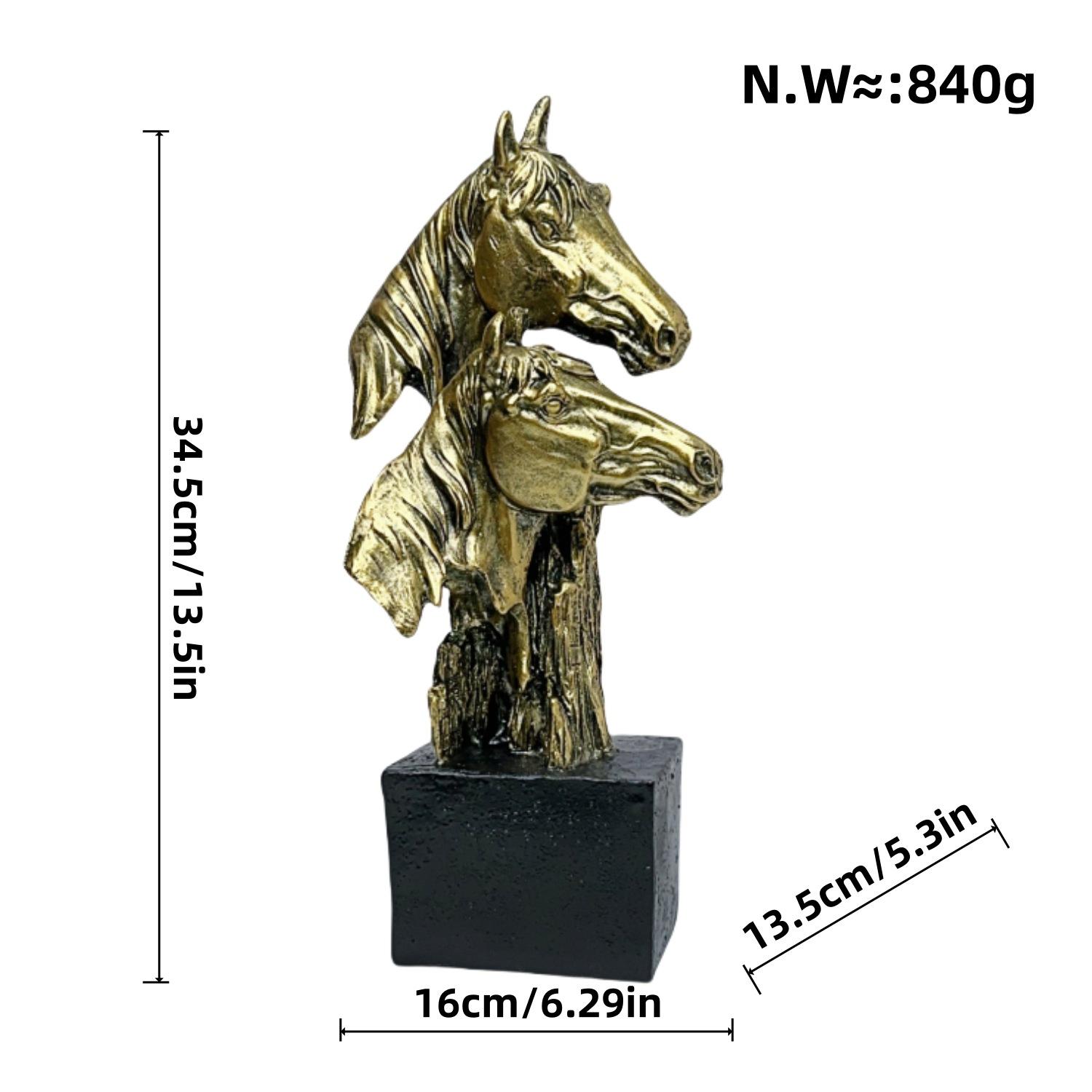 Creative Home Double Headed Horse Ornament Resin Craftsmanship Office Animal Decoration Living Room Wealth Attraction Ornament золотой
Creative Home Double Headed Horse Ornament Resin Craftsmanship Office Animal Decoration Living Room Wealth Attraction Ornament золотой