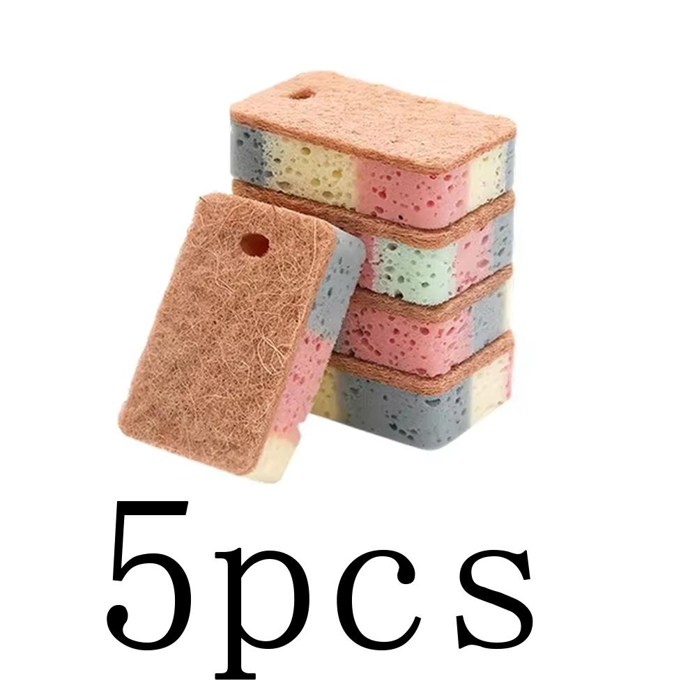 5/10pcs Colorful Dishwashing Sponge Wood Pulp Non Stick Reusable Household Dishwashing Decontamination Kitchen Cleaning Tools
5/10pcs Colorful Dishwashing Sponge Wood Pulp Non Stick Reusable Household Dishwashing Decontamination Kitchen Cleaning Tools
