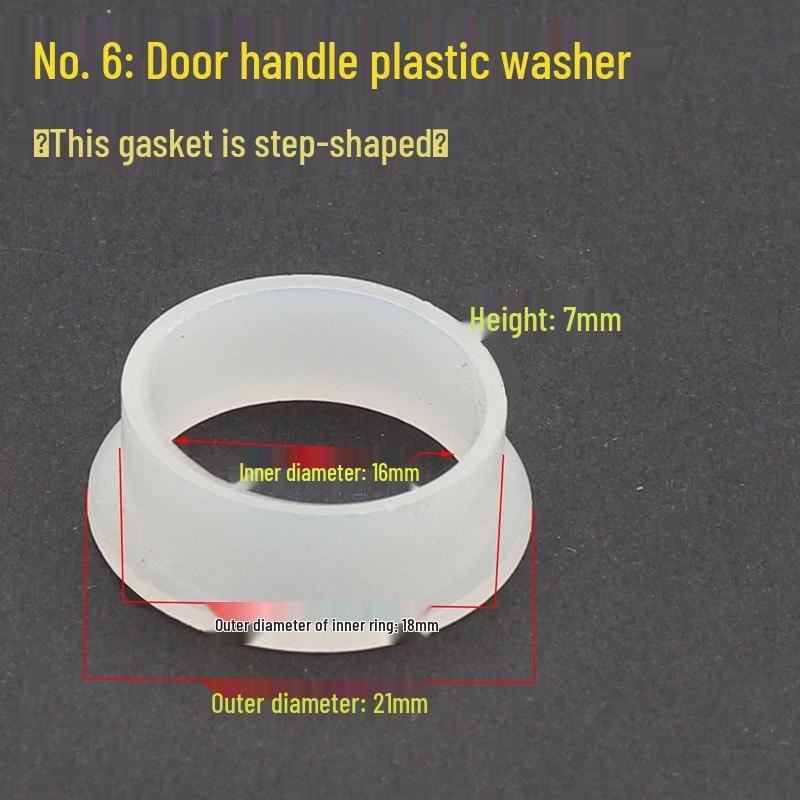 White Anti-Theft Door Handle Gasket Set
White Anti-Theft Door Handle Gasket Set