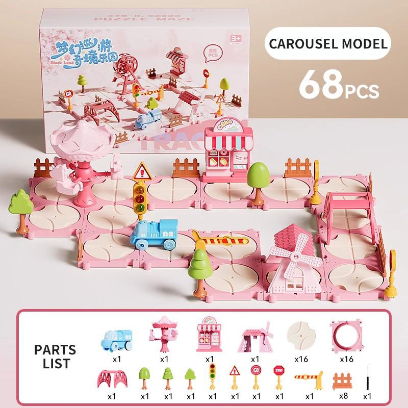 Princess Castle Puzzles Electric Rail Car Creative Games DIY Assembling Scene Map Rail Train Children Toys Fun Christmas Gifts
Princess Castle Puzzles Electric Rail Car Creative Games DIY Assembling Scene Map Rail Train Children Toys Fun Christmas Gifts