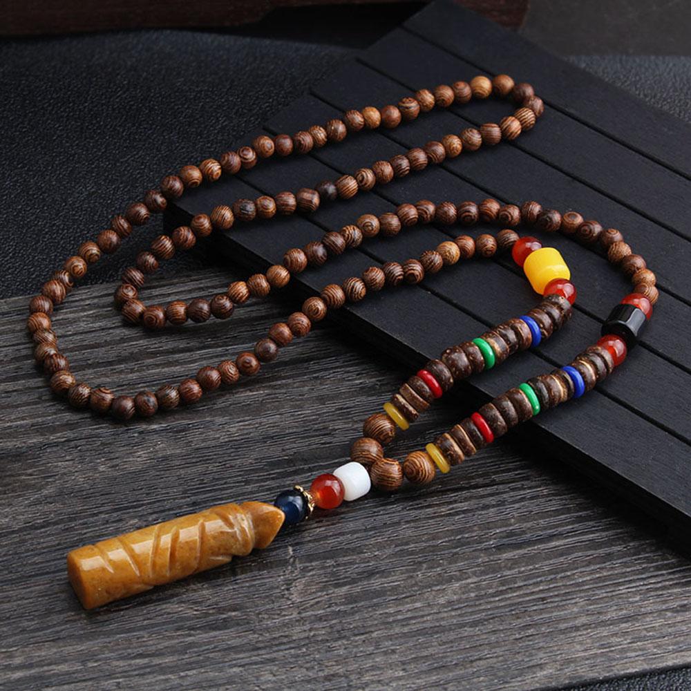 Ethnic Handmade Mala Nepal Buddhist Horn Long Necklace Wood Beads Necklace Pendant
Ethnic Handmade Mala Nepal Buddhist Horn Long Necklace Wood Beads Necklace Pendant