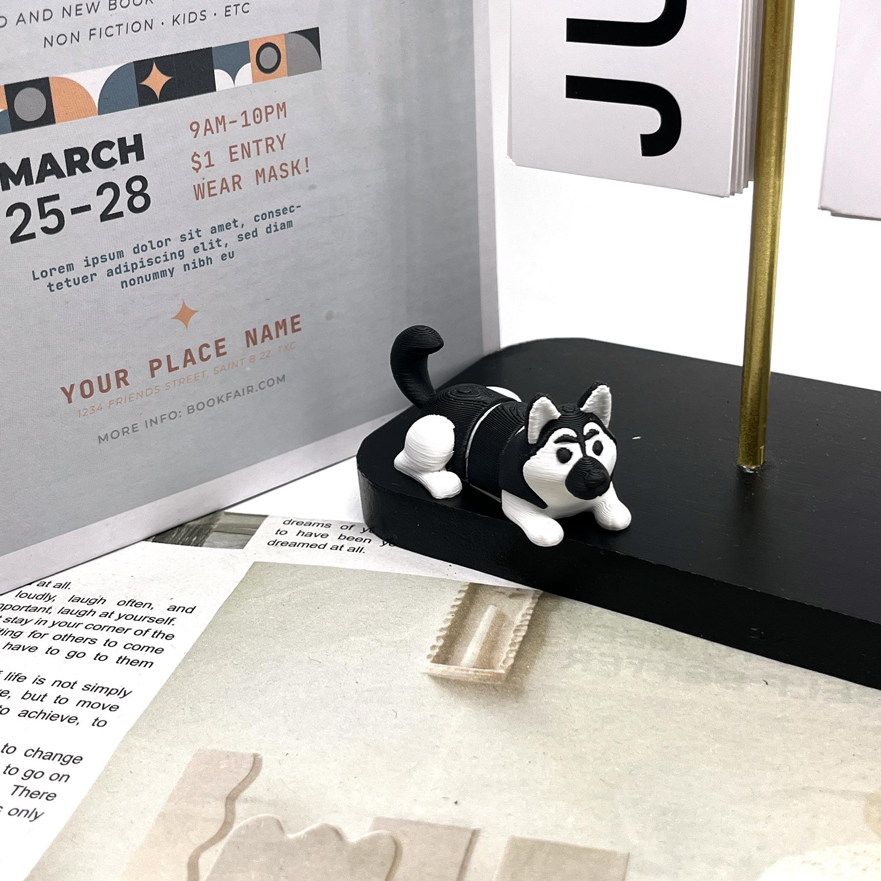 3D Printed Puppy Ornament Joint Mobility Sausage German Shepherd Model Micro Decor Handheld Toy Car Desktop Home Decoration Gift
3D Printed Puppy Ornament Joint Mobility Sausage German Shepherd Model Micro Decor Handheld Toy Car Desktop Home Decoration Gift