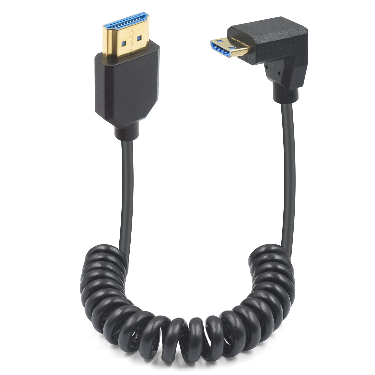 Duttek Міні HDMI HDMI Спіральний кабель Версія 48 Гбіт/с Ультратонкий Направлений вниз Міні HDMI Штекер до HDMI Штекер Кабель HD Передача для камери L-подібний 2.1 чорний
Duttek Міні HDMI HDMI Спіральний кабель Версія 48 Гбіт/с Ультратонкий Направлений вниз Міні HDMI Штекер до HDMI Штекер Кабель HD Передача для камери L-подібний 2.1 чорний