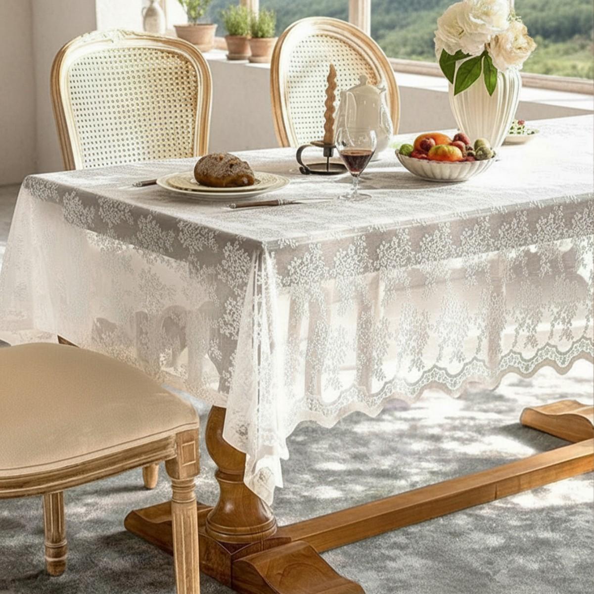 French lace tablecloth rectangular high-end coffee table hollow European romantic background cloth 150*100cm
French lace tablecloth rectangular high-end coffee table hollow European romantic background cloth 150*100cm