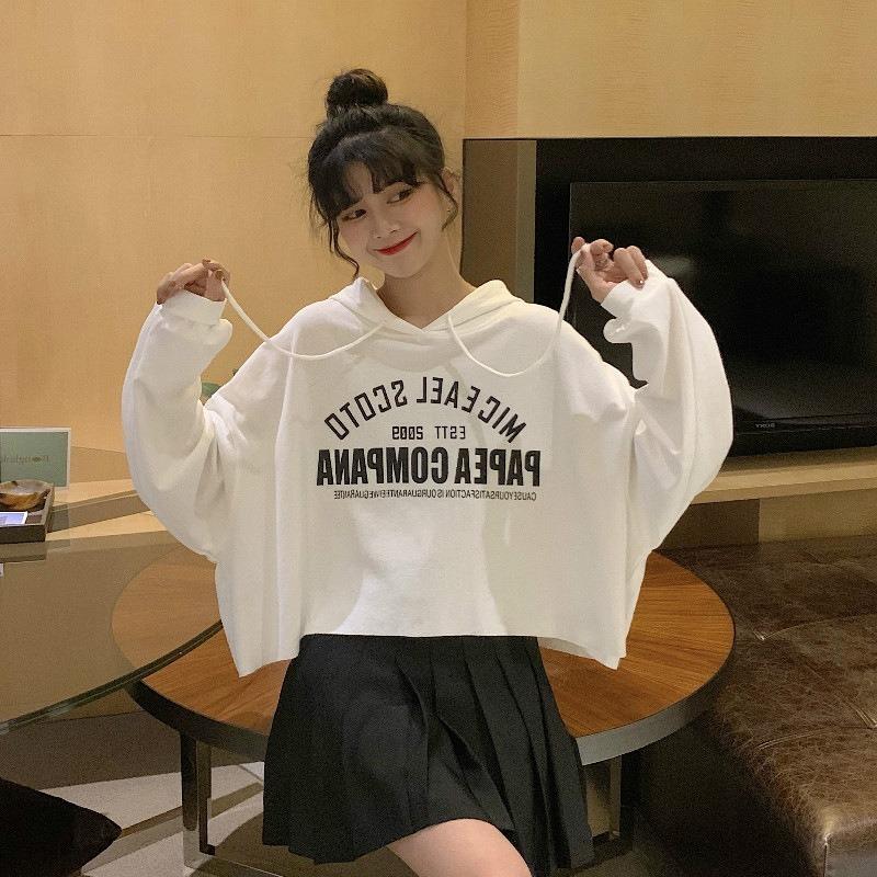 Thin Sweatshirt Autumn New Korean Style Student Short Top Hooded Jacket Trendy Women s Clothing Wholesale M белый
Thin Sweatshirt Autumn New Korean Style Student Short Top Hooded Jacket Trendy Women s Clothing Wholesale M белый
