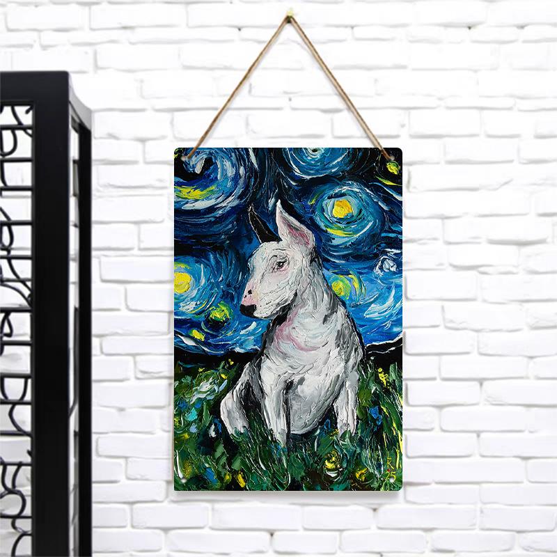 Van Gogh Starry Night Bulldog Art Metal Tin Painting Home Decor Living RoomWall Hanging Ornament 7.9x11.8In(20x30cm)
Van Gogh Starry Night Bulldog Art Metal Tin Painting Home Decor Living RoomWall Hanging Ornament 7.9x11.8In(20x30cm)