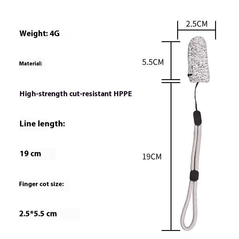 Защитная перчатка на один палец, напальчник для рыбалки, защита от порезов, перчатка-протектор для пальца для рыбалки для контроля за забросом для улицы